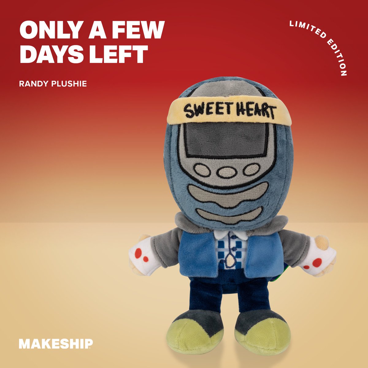 DirectDoggo's tweet photo. Reminder that there's only just over THREE DAYS left to buy the #dialtown plush!!! In 96 hours, you will be UNABLE to purchase Randy!!! So, what are you waiting for?!

https://t.co/ItBj36lHj9 https://t.co/18ObBuyCLa