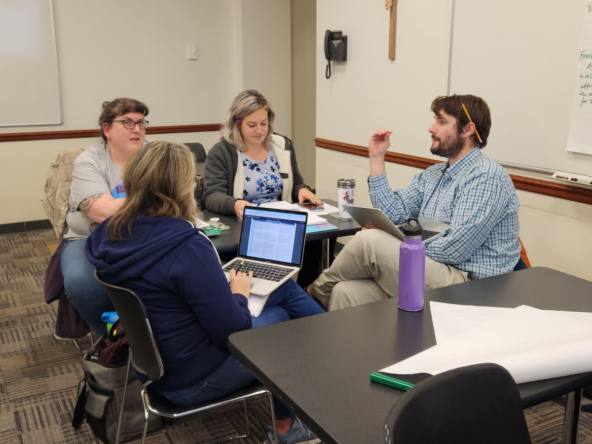PCSchoolLeaders's tweet photo. Using the RIDE Teacher Evaluation Rubric, grad students independently assessed instruction (video analysis), developed constructive feedback in groups, and reflected on the process with the whole class, providing warm and cool feedback. Great work, Future Leaders! https://t.co/c3kzSWpkNW