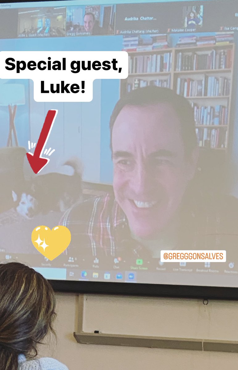Jlguest's tweet image. Not only did we get to speak to and hear from the brilliant @gregggonsalves, we got to meet Luke! @EmoryRollins @EmoryEPI @cfdeemory #PandemicReflections