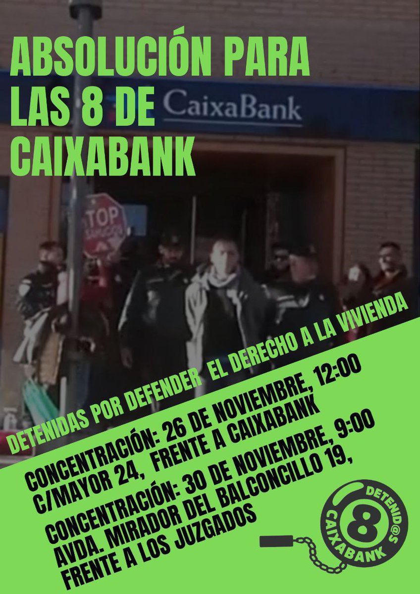 A menos de 24h de que comience el juicio a los #8deCaixabank <a href="/amnistiaespana/">Amnistía Internacional España</a> NO TIENE confirmación del juzgado si podrán acudir observadores.

Creemos que el juicio se celebrará a puerta cerrada.