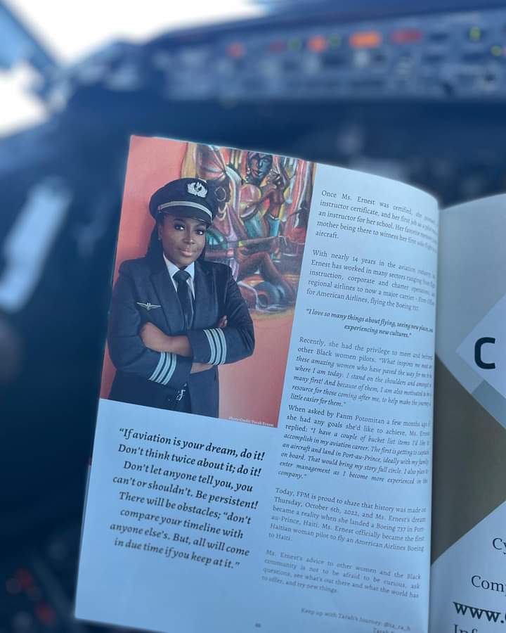 Decided to do some light reading on my sit in Denver today 🤗
.
I am truly humbled to be featured in this month’s issue of Fanm Poto Mitan Magazine. Such a great group of ladies to work with and they do an amazing job!
.
Fanm Poto Mitan is Haitian Creole for Pillar Woman.