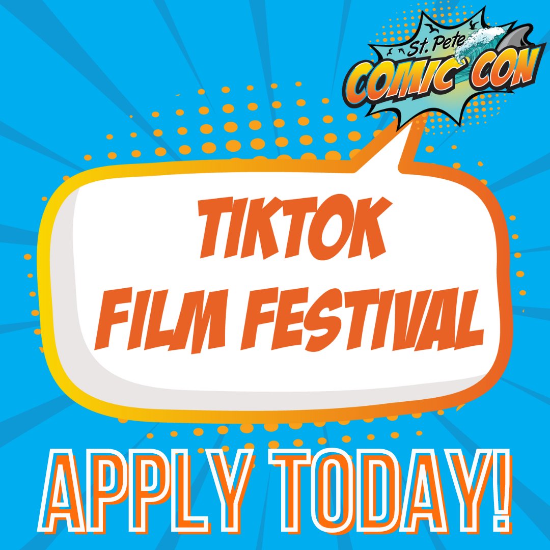 stpetecomiccon's tweet photo. Submit your TikToks to be features in the TikTok Film Festival! You'll have the chance to win cash prizes and all you have to do is send a TikTok you've created!
Click the link in our bio and head to the "activities" tab to learn more! https://t.co/paRE3A2PJZ