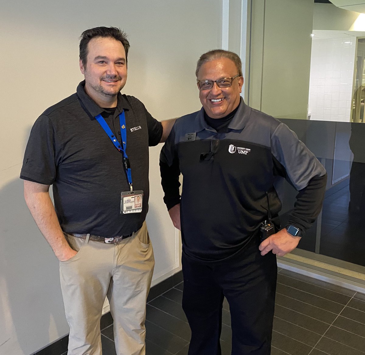 TECC-W_AV (@teccw_avprod) on Twitter photo Ran into my old AV production boss at UNT when I was a student here! Mike Flores! <a href="/lisdcte/">Career & Technical Education Lewisville ISD</a> @LISD_AVPro <a href="/GilbreathJustin/">Justin Gilbreath</a> Ran into my old AV production boss at UNT when I was a student here! Mike Flores! <a href="/lisdcte/">Career & Technical Education Lewisville ISD</a> @LISD_AVPro <a href="/GilbreathJustin/">Justin Gilbreath</a>