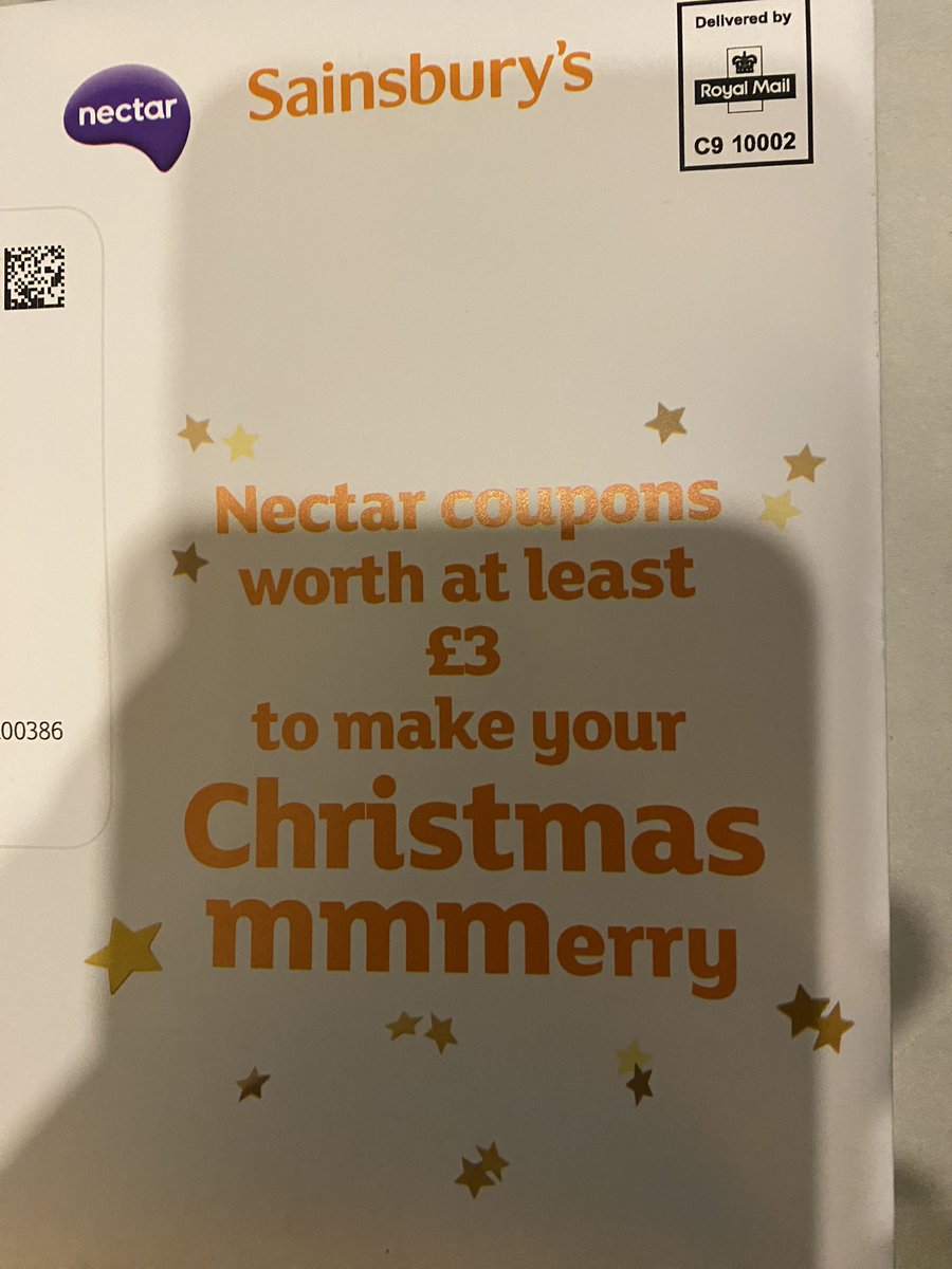 Wow 🤩 Thanks <a href="/sainsburys/">Sainsbury's</a> A huge £3 of Nectar coupons, Christmas is saved! What cost of living crisis??