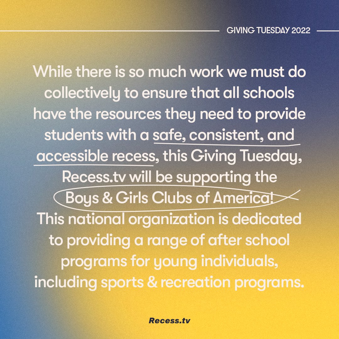 we_recess's tweet photo. @BGCA_Clubs https://t.co/eGam0xESpu