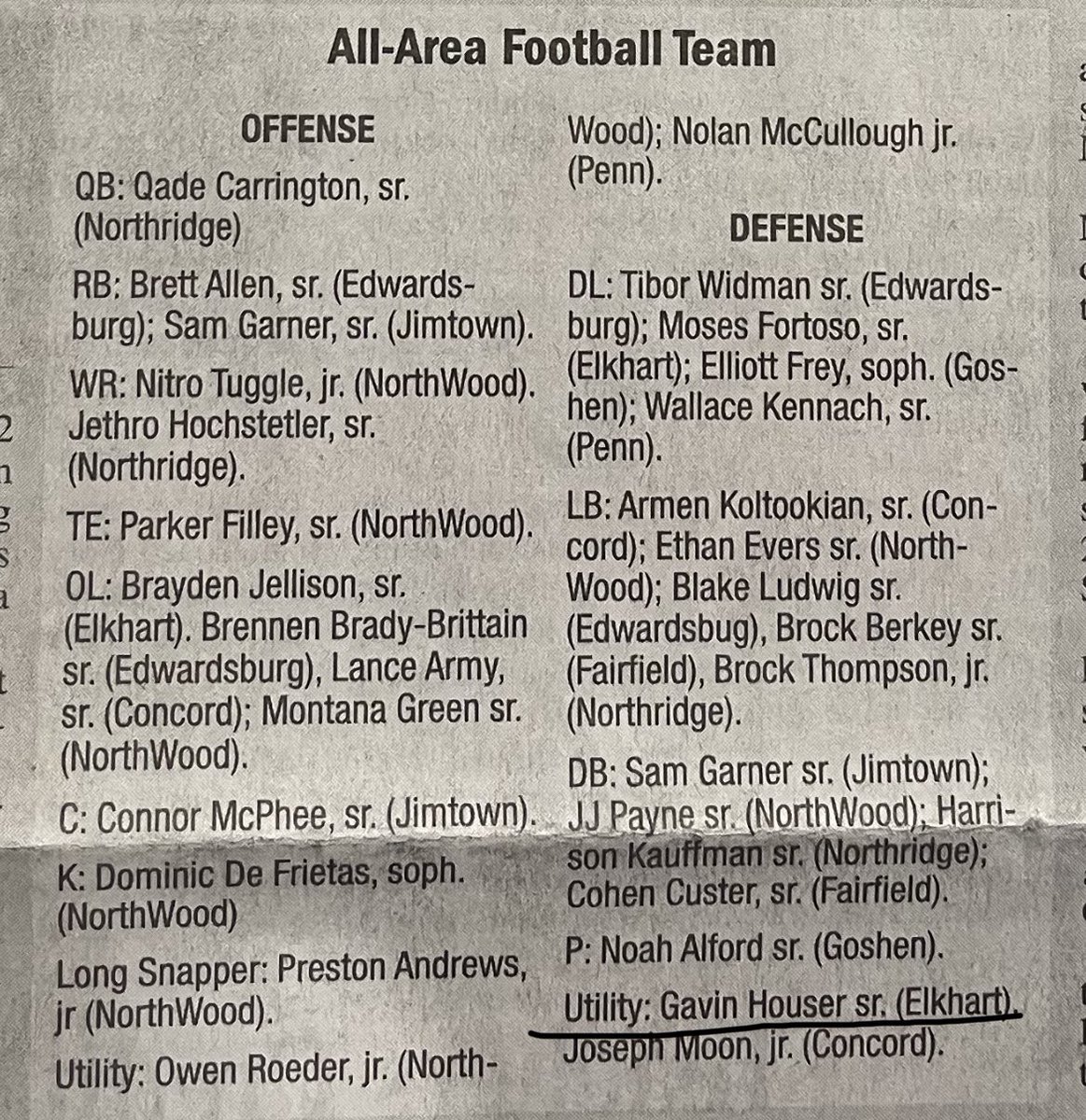 Would like to thank the NIC Coaches and NIC Conference for being named 1st team All Conference. Also want to thank <a href="/KenFoxTruth/">Ken Fox</a> for being selected All Area. 
<a href="/coachsaintlouis/">Romison Saint-Louis</a> <a href="/CoachCurry213/">Travon Curry</a> <a href="/IndianaPreps/">Indiana Preps</a>