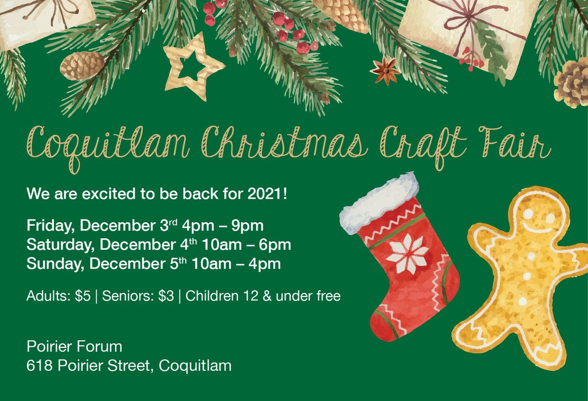 coquitlamcrafts's tweet photo. Opening this Friday - https://t.co/igEs0U2BAe https://t.co/xIRTOkwNAy