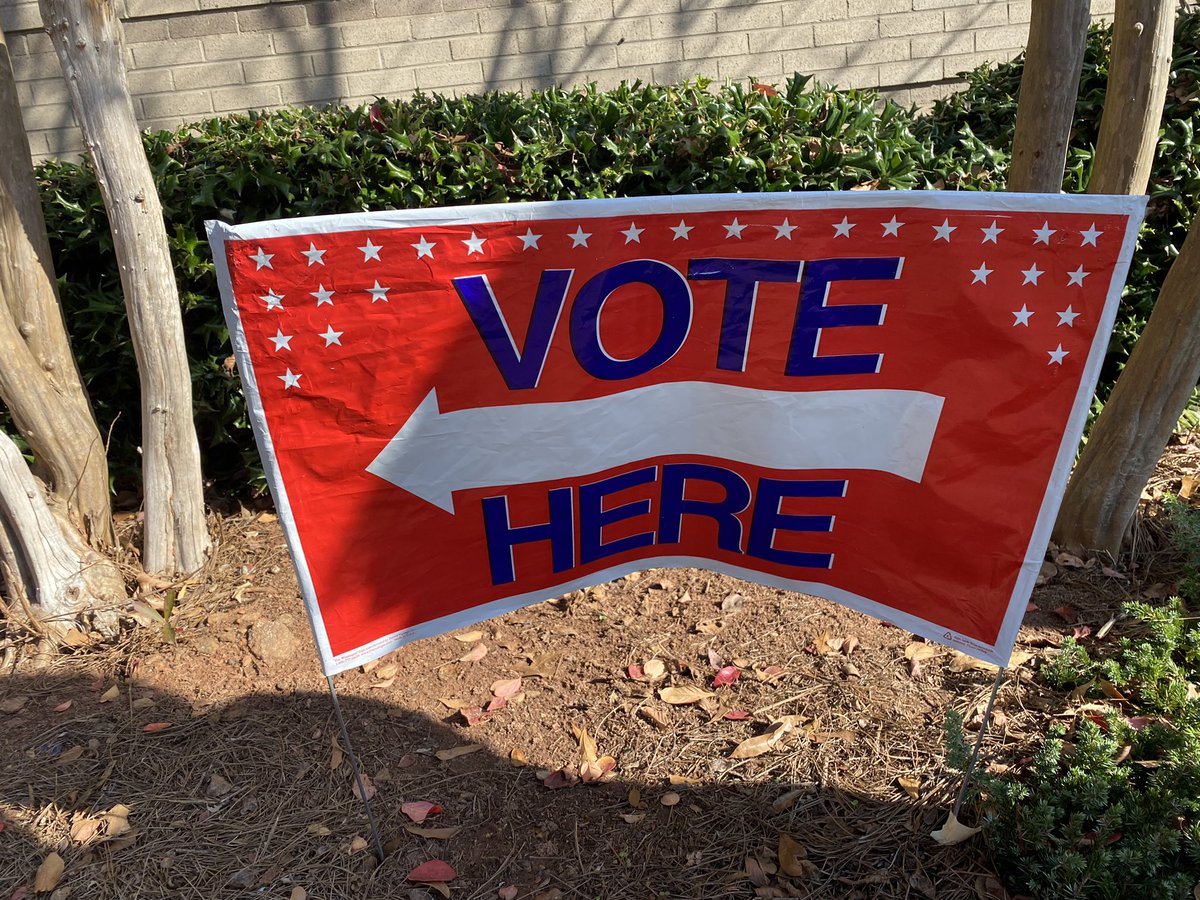 1 hour total from getting in line, to walking out the door! LETS GO GA!  #GARunoff #GASen #GAPol #PostThePeach #VoteWarnock #VoteWarnockForGeorgia #VoteWarnockGA #EarlyVoting