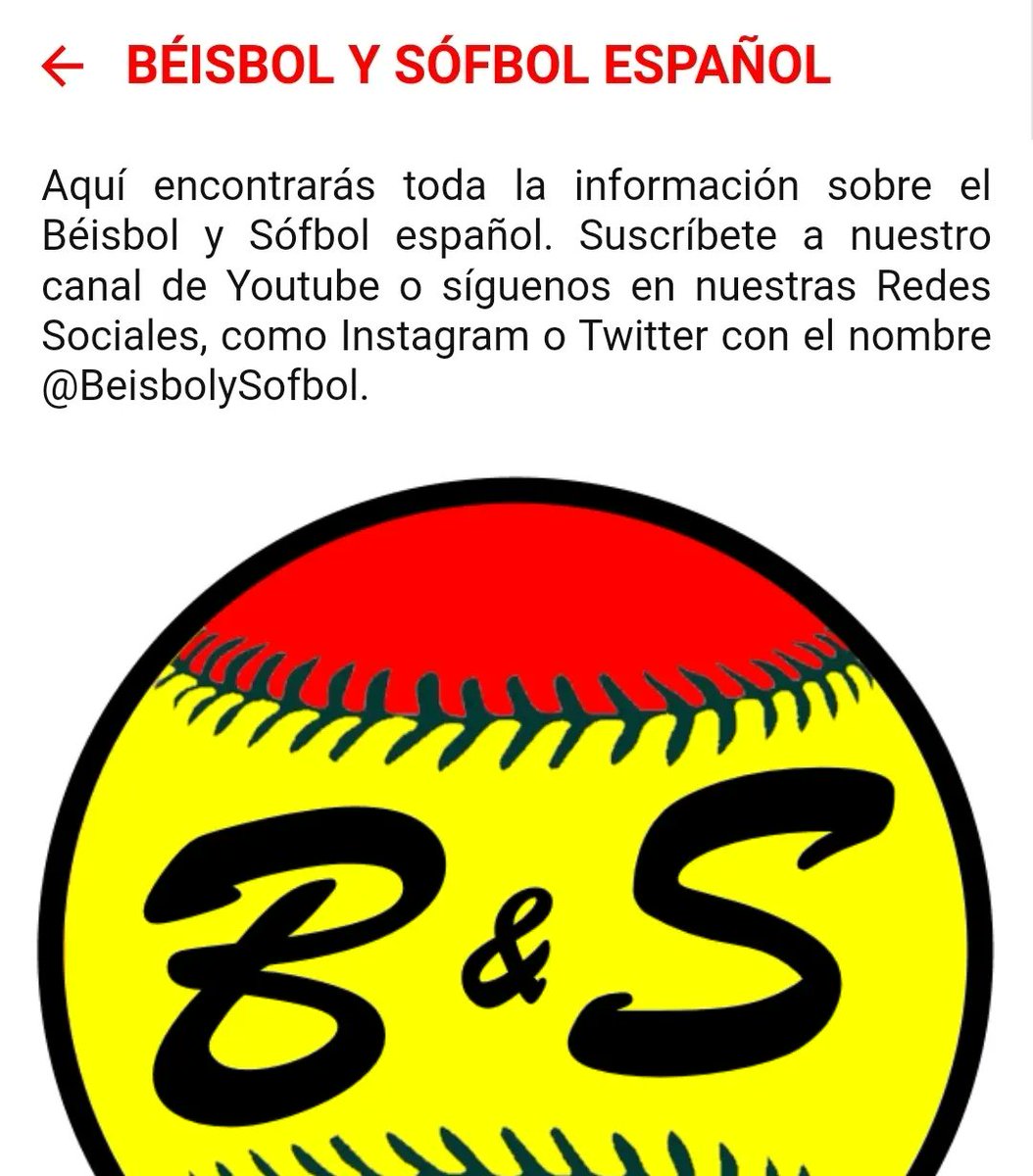 BeisbolySofbol's tweet photo. No paramos de buscar nuevas formas de promover el béisbol y sófbol español, por eso hemos sacado una app, disponible para descargar en la Google Play Store para Android o en versión PWA para dispositivos Apple. Esperamos que os guste!! 🙂
#Beisbol #Sofbol #España #BSEsp #rfebs https://t.co/S5zYYp7ppJ