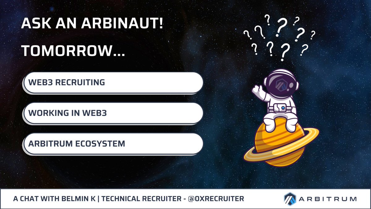 arbitrum's tweet photo. We are LIVE!

@eli_defi &amp; @belminkalkan 💙🧡

Enter the waiting room
                👇
https://t.co/NlsXQfTp9o https://t.co/oYHY6OuzOG