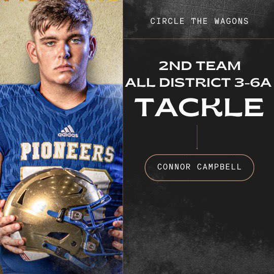 BosFootball's tweet photo. District 3-6A 2nd Team Tackle 
Sr @C_Campbell73 https://t.co/NN6eIlfCU9
