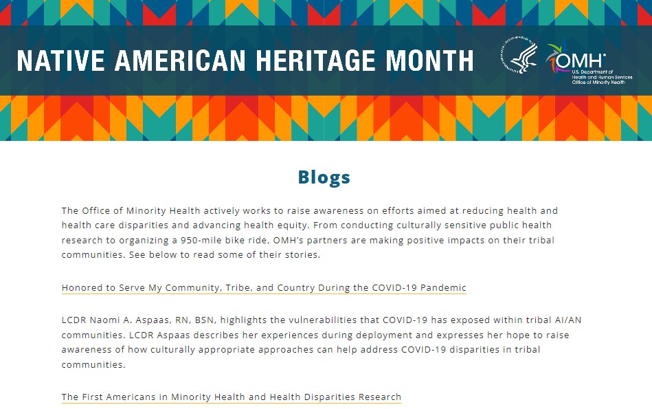 MinorityHealth's tweet photo. A10: Incorporating a culturally sensitive lens when designing public health efforts and initiatives can help us better empower and support #Native health year-round. Visit https://t.co/s0QIAYX1Tp to read how our partners uphold #NativeStrengths in their work. #NativeHealthChat https://t.co/q5ruHKNl3p