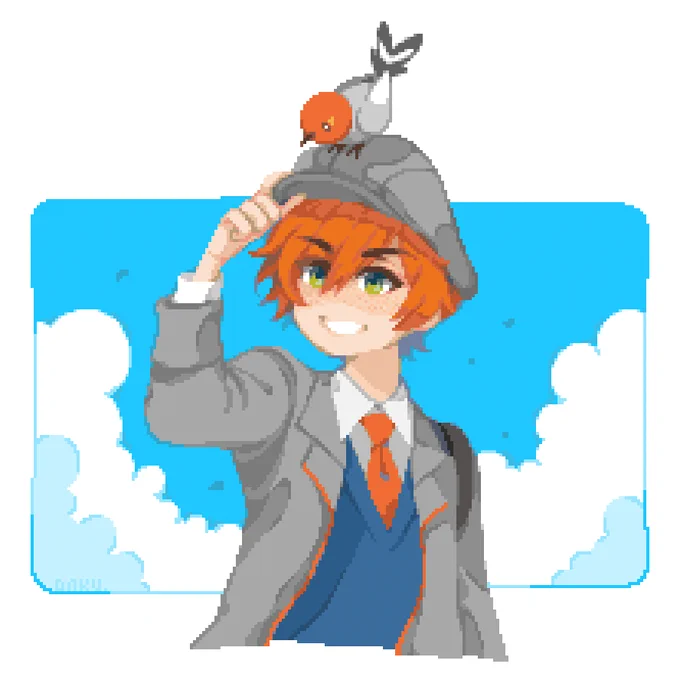 little bird#pixelart #PokemonScarlet #PokemonViolet 