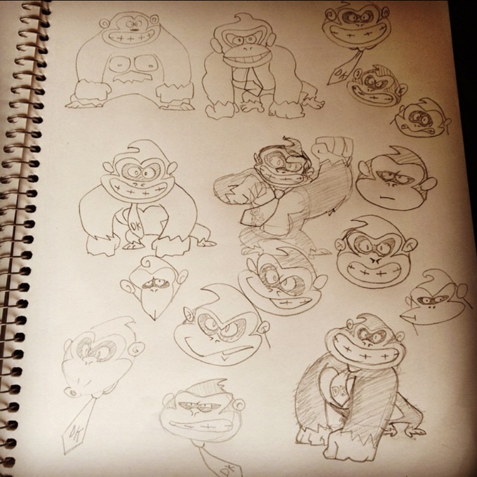 I was playing around with combining classic and modern DK designs back in 2015 so it's really cool to see something like that in the movie https://t.co/GIDC8w8wHq 