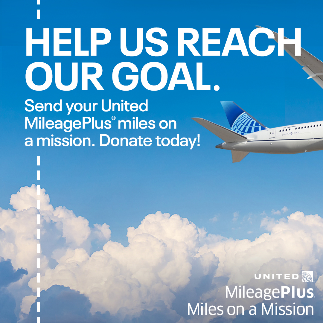 It’s #GivingTuesday, and we’re kicking off our Miles on a Mission campaign! Donate now to support our cause: united.com/donate