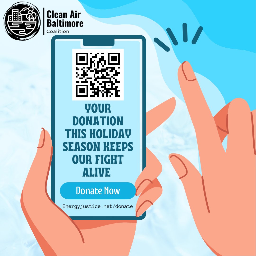 Happy Tuesday! Love our work and want to support it? It's #givingtuesday and every bit helps support our mission to end incineration and make our zero-waste future a reality in Baltimore!

#givingtuesday #zerowaste #EndIncinerationNow #Baltimore