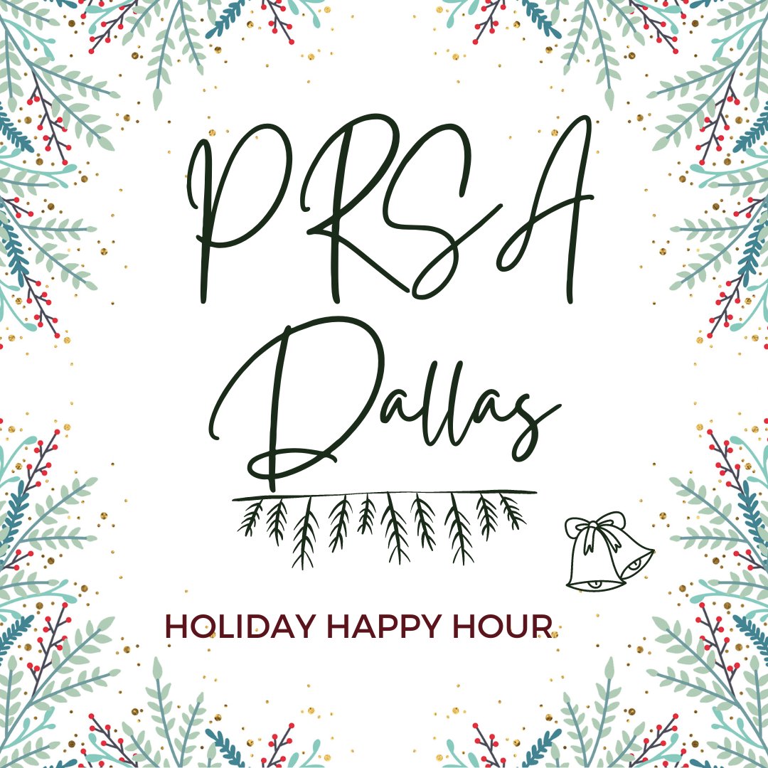 Join us on Dec 8 for our annual Holiday Happy Hour at @peoplesdallas Jingle and mingle, enjoy complimentary appetizers and special happy hour prices on cocktails. Sign up today! ow.ly/Zh5g50LQ7aw