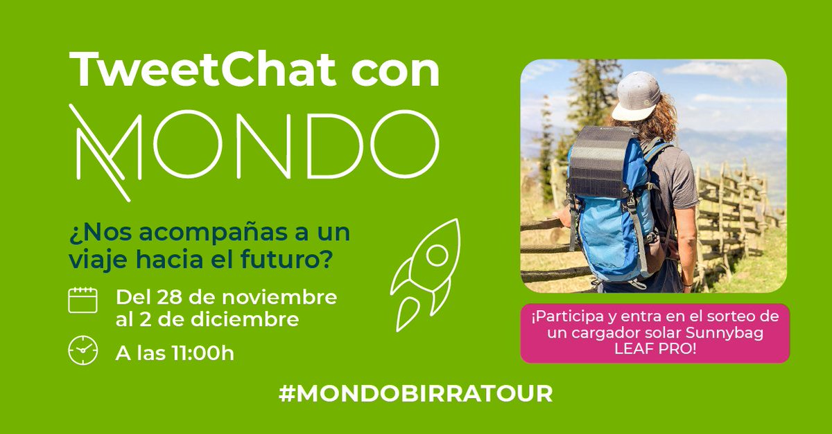 P5⃣¿Cuál es el destino más futurista que has visitado en tu vida? 
RT + comentario con tu respuesta acompañada del hashtag #MONDOBIRRATOUR y explícanos por qué.  
Entrarás en el sorteo de un cargador solar flexible LEAF PRO☀️ para cargar tus dispositivos (valor 100€) @Mondo_Es