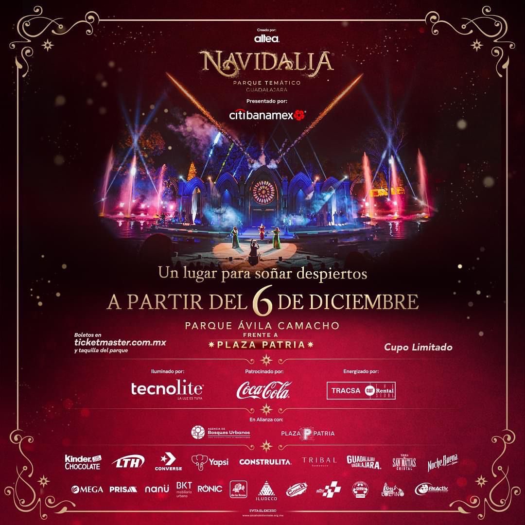 GdlTiempo's tweet photo. #PARQUE 

Cada día estamos más cerca de la apertura de @navidaliagdl en e #ParqueAlcalde, ¿ya tienes tus boletos? 

@_karlaArroyo 
#KarlaArroyoPR https://t.co/tXgnXoNwH9