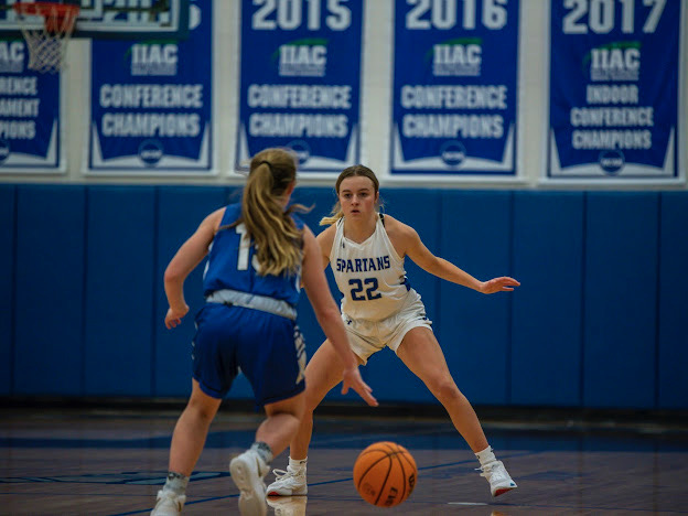 rockets_RBHS's tweet photo. Congratulations to University of Dubuque sophomore and RBHS alum @madison_monge on her first collegiate start for the Spartans on Saturday. #weareRB https://t.co/31oK1CnEeV