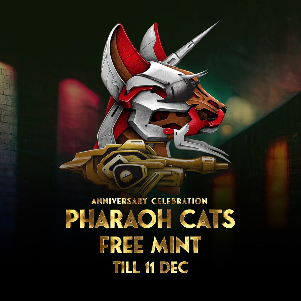 🎉 PHARAOH CATS FREE MINT 🎉

Celebrate Crypto Pharaohs 1 year Anniversary by entering our Gleam contest now!
Offer 20+ tributes and get rewarded with a Free Pharaoh Cat mint 🤯 
Lookout for additional task updated delay on gleam
bit.ly/3gyIUdN
#NFT #FreeMint <a href="/flowverse_/">Flowverse 🌊 - Discover Flow Blockchain</a>
