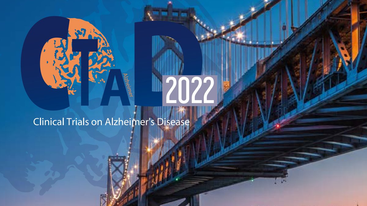 AlzData's tweet photo. The Alzheimer’s Disease Data Initiative is proud to sponsor #CTAD22. Key leaders will be discussing progress in #Alzheimers therapeutic trials. 
 
@pjbrannelly and Matthew Clement from the ADDI team are attending. We'd love to chat with you in person; let us know if you're here! https://t.co/1OhCABYKsa