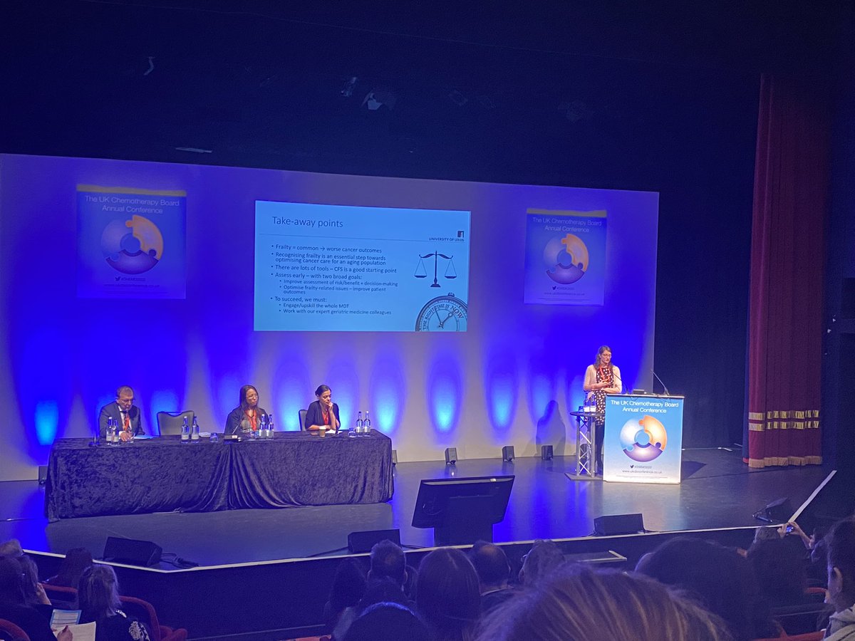 Jess_Pearce_'s tweet photo. Delighted to have had the opportunity to present at #CHEMO22 today alongside @Ng_Cass about #frailty assessments in #oncology and upcoming national guidence @RCRadiologists @ACPUK @SIOGorg @GeriSoc @FabioGomes_Go @nicolobattisti @majbaxter @BreastDocUK @dswinson3 https://t.co/Kw8U2yNYQA