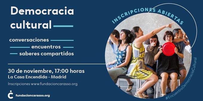 osantossopena's tweet photo. #ESNUESTRO dentro de #CONECTAETSIDI está en #EncuentroDemocraciaCultural, un espacio en el que compartiremos aprendizajes y reflexiones con varios proyectos sobre mediación apoyados por @fdnc_es

📅 Mañana 17h
📍@LaCasaEncendida
📝Inscripciones https://t.co/k941MwnqoG

#Lavapies https://t.co/xXAEoqoocj