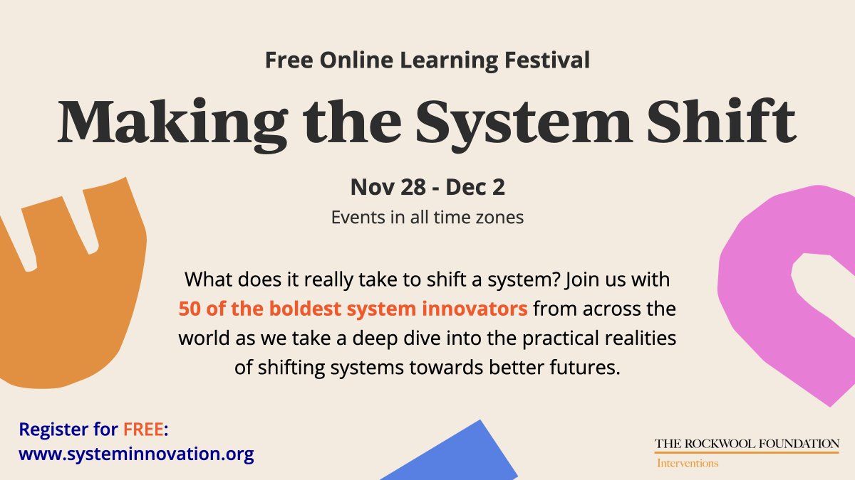 There's still time to join!

Join Raven and so many others for a deep dive into the practical realities of shifting systems!

lnkd.in/eMVRgJNh