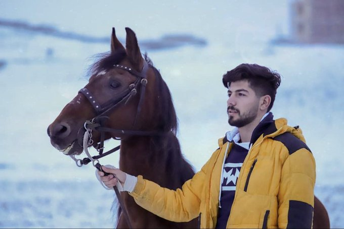 felaskechayi's tweet photo. Milad Maroufi, a horse rider, didn't get to watch the World Cup because he was shot dead by the Basij militia on Nov 17 in the Kurdish town of Bukan. He was 23 and was shot in the protest and died a few hours later in the hospital.
#SayTheirNames 
#IRNUSA 
#Qatar2022 https://t.co/jug46NbmJl