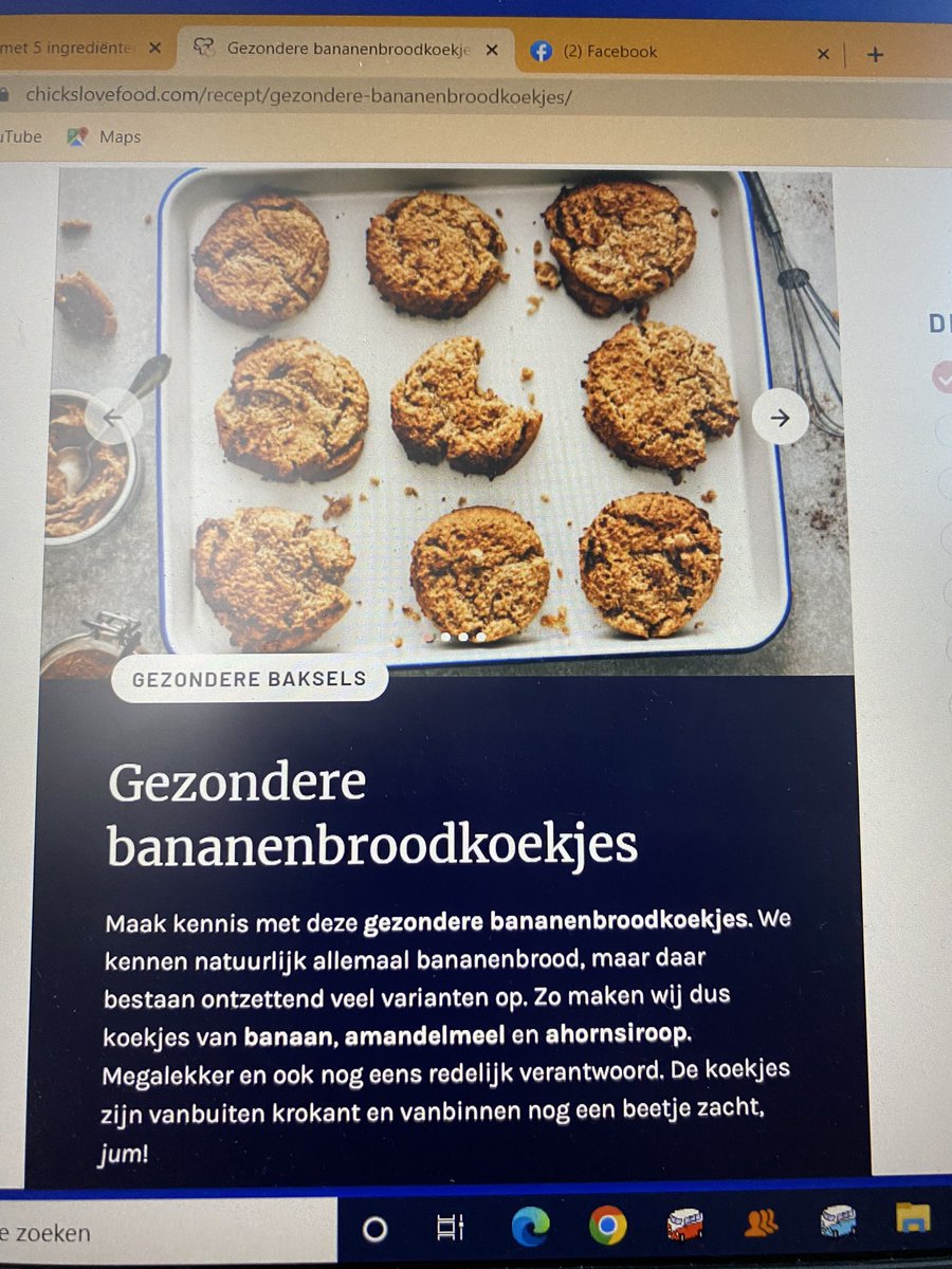 Biene_D's tweet photo. @ECardinael De gezondere bananenbroodkoekjes van https://t.co/grJZHp5eW4 eens proberen. Ik vind die lekker. Je kan op hun website nog lekkere baksels vinden. Zoals de pannenkoekentraybake mmm heerlijk 🤤 https://t.co/HKObLwjIcI