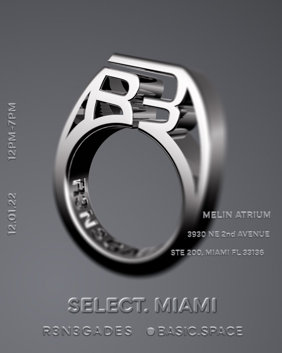 r3n3gades_'s tweet photo. Come join us at our launch at Art Basel, Miami 12.01.22 ⛓️ https://t.co/sPTjM51cfS