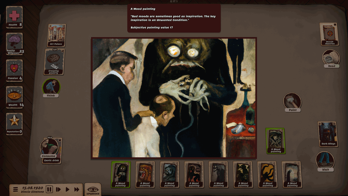 EdvinAedma's tweet photo. Some of the 2200+ AI generated oil paintings in Artist Life Simulator.
#roguelike #indiegame #Artistlifesim https://t.co/M19o9SxZdD