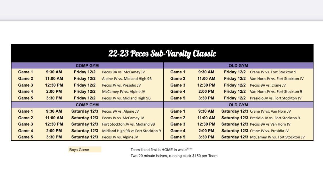 tammyraymond's tweet photo. Information about JV tournament on Friday/Saturday https://t.co/s3HN6EUQN9