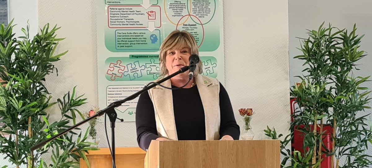 Wonderful to witness @MaryButlerTD genuine commitment to Early Intervention in Psychosis roll out in Ireland. We need one in every county 👏 👏 Launch of Meath EIP service COMPASS. Well done all.  #earlyintervention #servicetransformation #sharingthevision