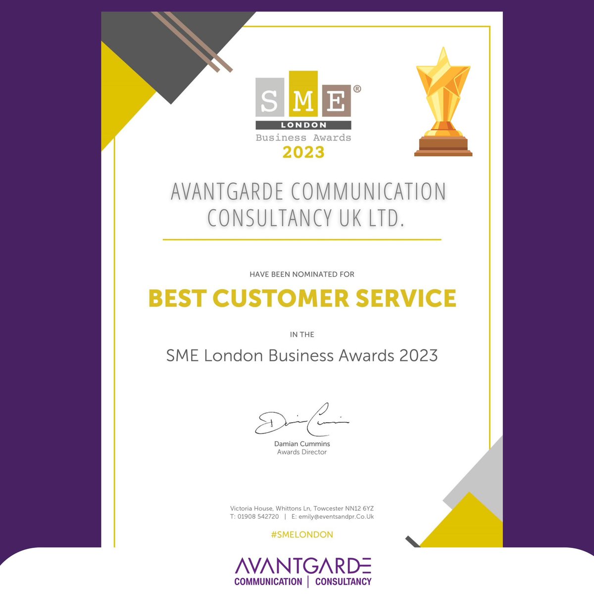 SME National Business Awards  İş Ödülleri'nin altıncı yılında şirketimizin de aday gösterildiğini gururla paylaşmak isteriz. 

Lütfen aşağıdaki linkten oy kullanarak şirketimizin bu ödülü almasında destek olun!

smebusiness.awardsplatform.com/entry/vote/DkE…