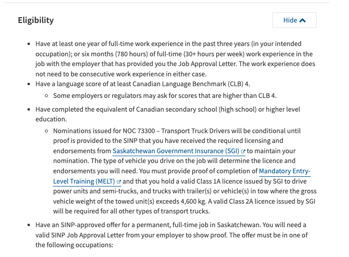 Olufemiloye's tweet photo. The Government of Saskatchewan Canada has launched the "International Skilled Worker Hard-to-Fill Skills Pilot" to recruit workers (in low &amp; entry-level positions)

If you have at least one year of experience in the jobs listed below, check how to apply at https://t.co/tOnuLtz4BX https://t.co/u6GjFMJiND