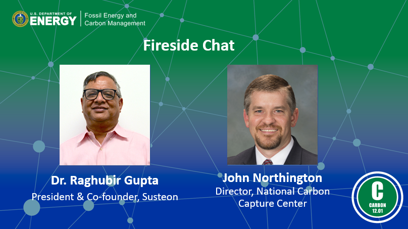 Fossil Energy and Carbon Management | DOE (@fecmgov) on Twitter photo You won't want to miss this! During our Carbon Management Day Webinar (Dec. 1 at 12:01 p.m. EST), we will have a fireside chat with Dr. Raghubir Gupta, President & Co-founder, <a href="/susteon/">Susteon</a> & John Northington, Director, <a href="/NCarbonCaptureC/">National Carbon Capture Center</a>. Register now! bit.ly/3UnLjHc <a href="/ENERGY/">U.S. Department of Energy</a> You won't want to miss this! During our Carbon Management Day Webinar (Dec. 1 at 12:01 p.m. EST), we will have a fireside chat with Dr. Raghubir Gupta, President & Co-founder, <a href="/susteon/">Susteon</a> & John Northington, Director, <a href="/NCarbonCaptureC/">National Carbon Capture Center</a>. Register now! bit.ly/3UnLjHc <a href="/ENERGY/">U.S. Department of Energy</a>