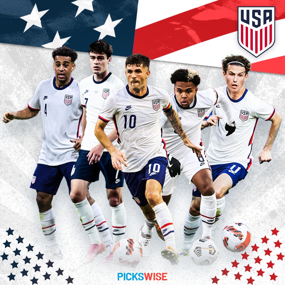 Pickswise's tweet photo. TEAM USA IS MOVING ONTO THE KNOCKOUT STAGE 🇺🇸 https://t.co/Sz129su1d2