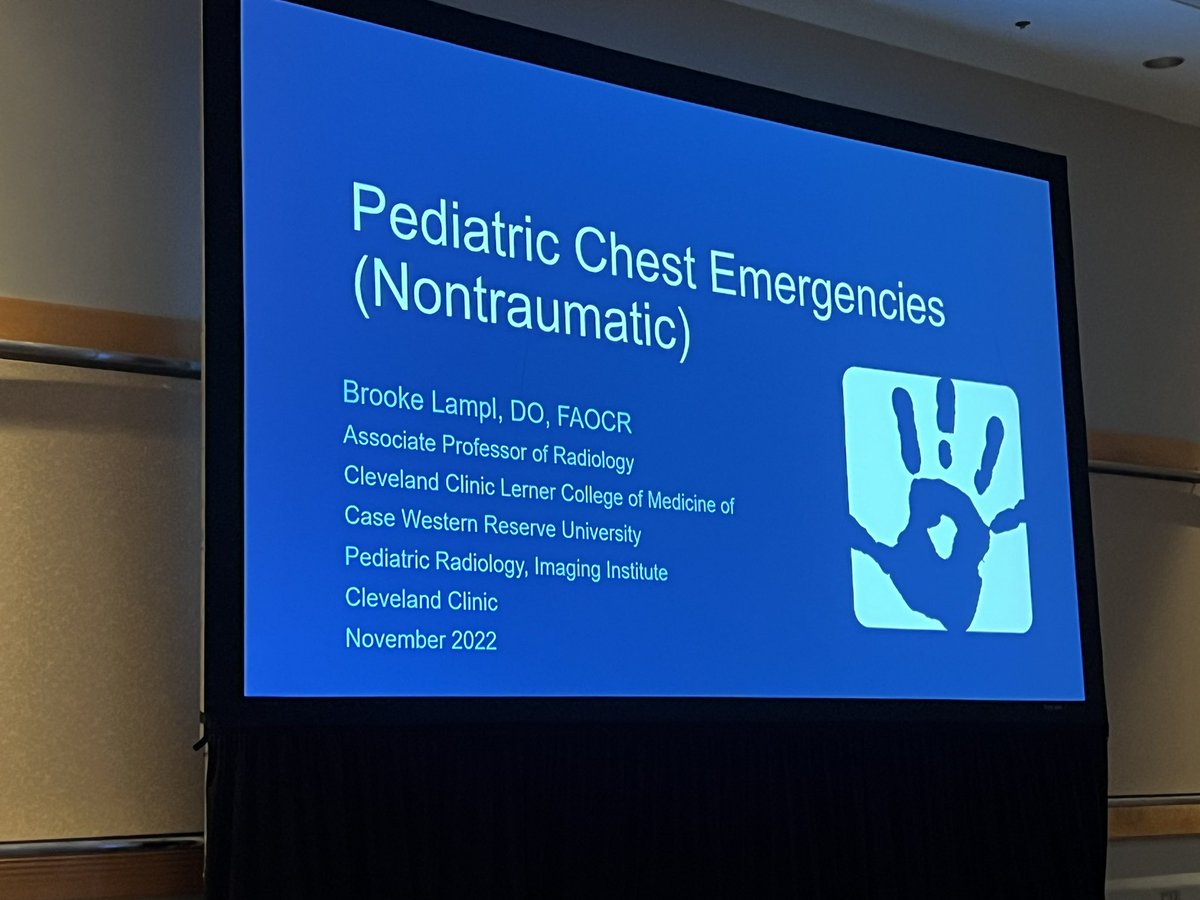 rayyalamd's tweet photo. Fantastic #RSNA22 session on non traumatic #pediatric emergencies- wonderful cases presented by talented #pedrad colleagues and friends. @CSams_MD @laura1127md @brooke_lampl @SocPedRad @rimirad @NemoursRads  @adina_alazraki https://t.co/Y7hEDuKtQs