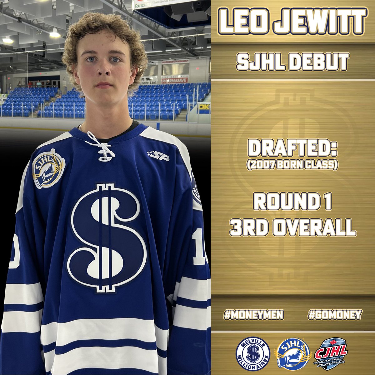 MLVMillionaires's tweet photo. SJHL DEBUTS

2007 Born Forward, Leo Jewitt..
(Round 1, 3rd Overall)

2007 Born Forward, Alex Morrison..
(Round 1, 4th Overall)

will both be making their SJHL debuts tomorrow for the Melville Millionaires!

#MoneyMen | #GoMoney

🏦💰 https://t.co/BhP2ZY5hm7