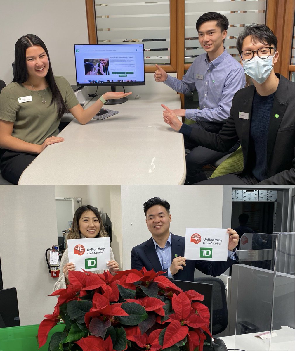 TD Pacific's annual @UnitedWay_BC Employee Giving Campaign is off to a great start, already surpassing our Pacific Region goal! Thanks to all who contributed so far, your donations help many people in need. #PacGivesBack #ProudtobeTD