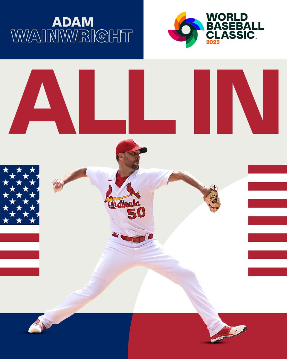 Waino is #ALLIN for the #WorldBaseballClassic. 🇺🇸