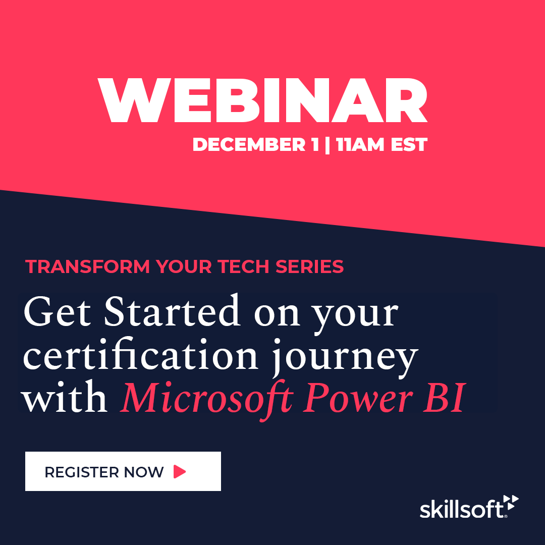 Join us for the second webinar in our Transformative Tech Microsoft Certification series, where we leverage our expert's knowledge in Microsoft Power BI to inform you of the potential benefits for your business!

Register now: bit.ly/3UboO7m