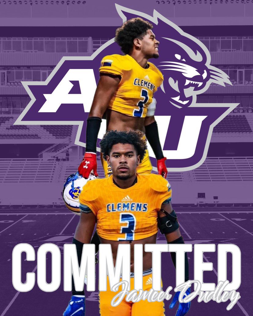 jameerdudley's tweet photo. AGTG, proud to say that i am verbally committing  to @ACUFootball, thank you @ACUCoachCass,@coachp_ACU for the blessing. #gowildcats https://t.co/I6FMCRsxNw