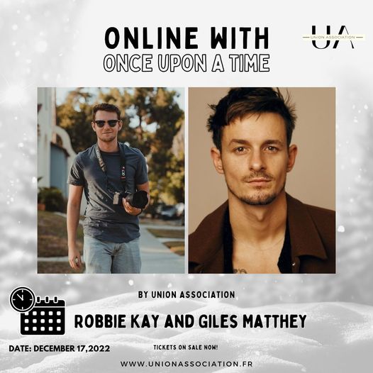 EuroConNet's tweet photo. EVENT ANNOUNCEMENT
 #OnlineWith #UnionAssociation #RobbieKay #GilesMatthey #OnceUponATime 

Worlwide
17th December 2022

https://t.co/mj4zkgilfk https://t.co/VhWpfZZMVt