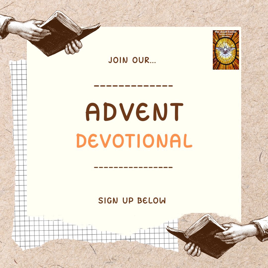 UofSJesuitCtr's tweet photo. Advent Daily Devotional emails offer a great opportunity to take a few moments each day to help enhance your Advent journey. To register, visit https://t.co/T4S5UZZv8g https://t.co/VZ7ce3niYf