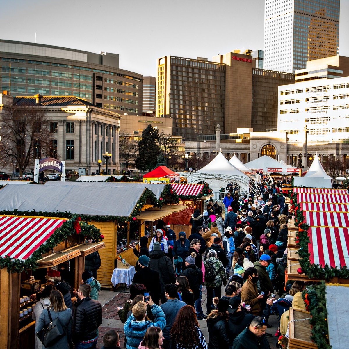 Get your Christmas shopping done, but make it fun! These holiday markets will have something for everyone on your list (naughty or nice!): bit.ly/3XIN3wr 📸: denverchristkindlmarket