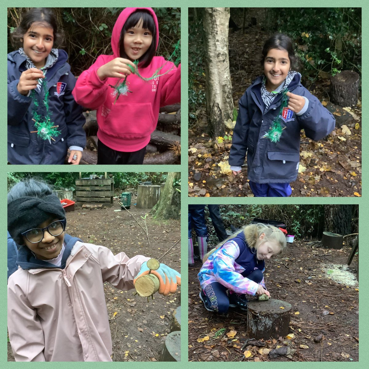 4D helped to split logs for the fire. They baked cinnamon rolls in the Dutch oven and drank hot chocolate. They made some lovely Christmas crafts including cute wooden reindeer. <a href="/TalbotHeathSch/">Talbot Heath School</a> <a href="/THSch_Junior/">TH Junior School</a>