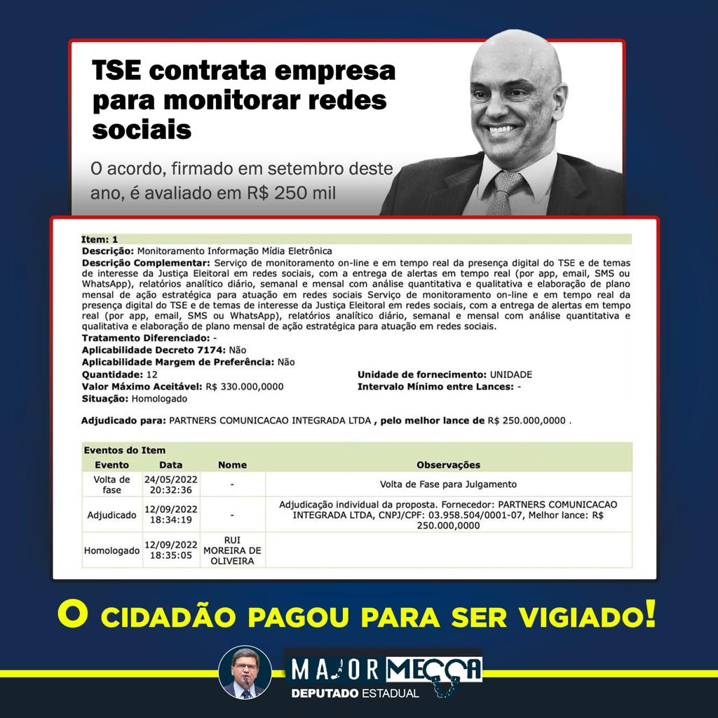 MajorMecca's tweet photo. O cidadão pagou para ser vigiado!
O cidadão pagou para ser monitorado e censurado, sem seu consentimento e conhecimento e por aqueles que nunca foram eleitos https://t.co/1x3OcY3gaX